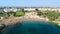 Aerial Sirena beach, Protaras, Cyprus