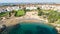 Aerial Sirena beach, Protaras, Cyprus