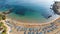 Aerial Sirena beach, Protaras, Cyprus