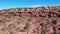 Aerial southwest red rock desert cliff Kanab Utah slide 2 4K