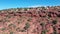 Aerial southwest red rock desert cliff Kanab Utah slide 4K