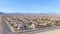 AERIAL: Spectacular shot of Las Vegas suburbs sprawling across the Mojave desert