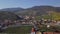 Aerial of Spitz, Wachau valley