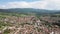 Aerial Spring view of historical town of Strelcha, Bulgaria