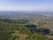 Aerial spring view of Rhodopes Mountain near town of Kuklen, Bulgaria