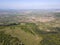 Aerial spring view of Rhodopes Mountain near town of Kuklen, Bulgaria