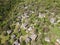 Aerial Spring view of village of Bozhentsi, Bulgaria