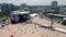 Aerial static drone video Tortuga Music Festival 2023