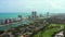 Aerial stock footage of Miami Beach Florida