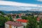 Aerial summer cityscape - Banska Bystrica, Slovakia