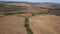 Aerial summer rural landscape of Tuscany