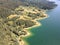 Aerial Summer view of Dospat Reservoir, Bulgaria