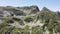 Aerial summer view of Rila Mountain near Malyovitsa peak, Bulgaria