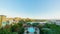 Aerial sunrise timelapse of the Lake Las Vegas Resort