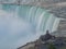 Aerial sunrise view of the Table Rock Welcome Centre of the beautiful Horseshoe Falls