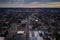 Aerial of Sunset in Burlington New Jersey