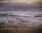 Aerial of Surfer in Huntington Beach California