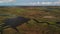 Aerial  of Swamp near Gulf of Mexico in Florida