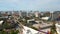 Aerial sweeping shot Downtown Sarasota Florida