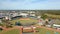 Aerial sweeping video Ed Smith Stadium Spring training for the Baltimore Orioles