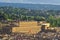 Aerial telephoto view of Florence from one of many towers, Tuscany