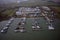 Aerial of Thornham Marina on Prinsted Bay