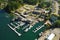 Aerial of Tofino, Long Beach, BC