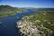 Aerial of Tofino, Vancouver Island, BC, Canada