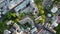 AERIAL: Top Down Overhead View of Paris Streets in Summer