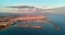 Aerial top photo bird eye view Torrevieja cityscape