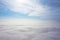 Aerial top view cloudscape. Texture of clouds. View from above