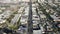 Aerial top view of Glendale, city in Los Angeles