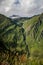 Aerial top view of the  Swiss Alps