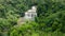 Aerial top view of Tinuy an Falls. Mindanao, Philippines.