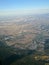 Aerial topography scene from bird eye view of Brisbane Queensland regional area