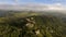 Aerial of Tops Lookout, a viewdeck overlooking Metro Cebu. Sirao Peak behind Tops