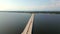 Aerial tour Pensacola Bay Bridge completed in 2023