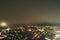 Aerial Townscape at Night