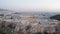 Aerial track shot of the Acropolis at Athens, Greece