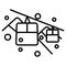 Aerial Tramway Flat Vector Icon