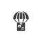 Aerial transportation vector icon