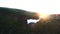 Aerial Tundra Mountain Landscape