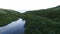 Aerial Tundra Mountain Landscape