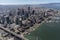 Aerial of Urban Downtown San Francisco