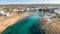 Aerial Vathia Gonia beach, Ayia Napa, Cyprus