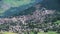 Aerial of Verbier switzerland, Val de Bagnes, lateral traveling - Aerial