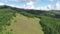 Aerial video of Altai natural landscape of Ulagan Plateau. Altai, Siberia, Russia