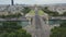 Aerial video Champs Elysees, Aerial photography of France,Drone view, Famous places of paris, main road, big road, road, Champs