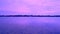 Aerial video dawn over the lake