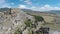 Aerial video Esco, spanish abandoned small town